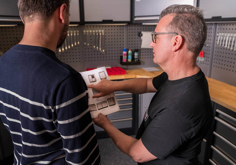 Advies in de showroom van Powerplustools